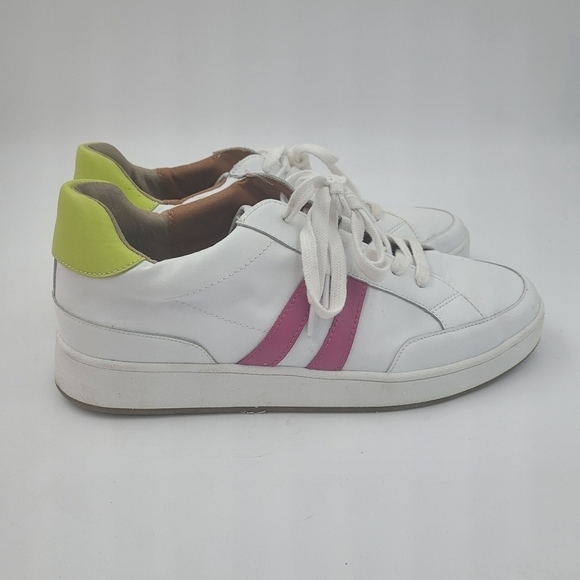 Lucky Brand Women's White Pink Lime Accent Hinta Comfort Sneakers Size 9.5 - Picture 10 of 10